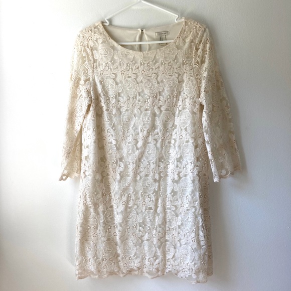 Cream Lace Top - Picture 1 of 3